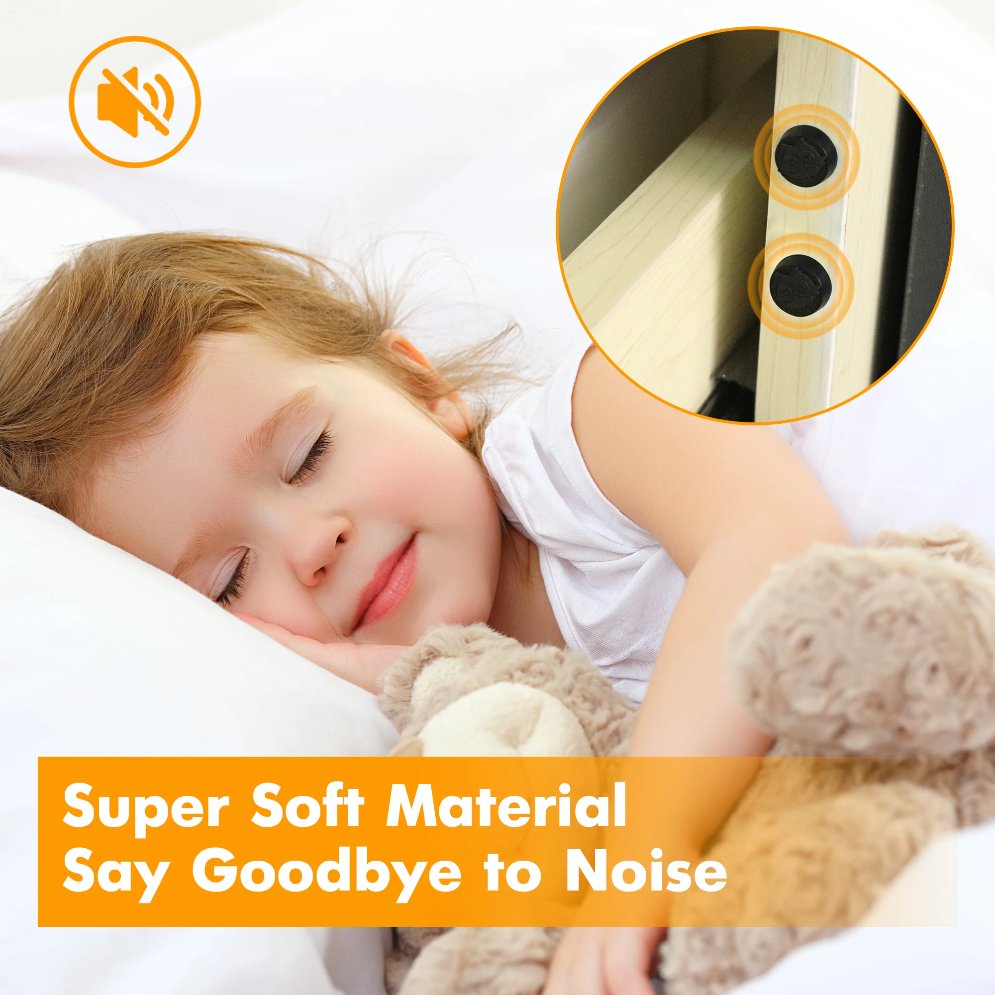 64 pieces of new owl drawer sticky anti-collision pad cutting board furniture bumper cabinet door soundproof transparent