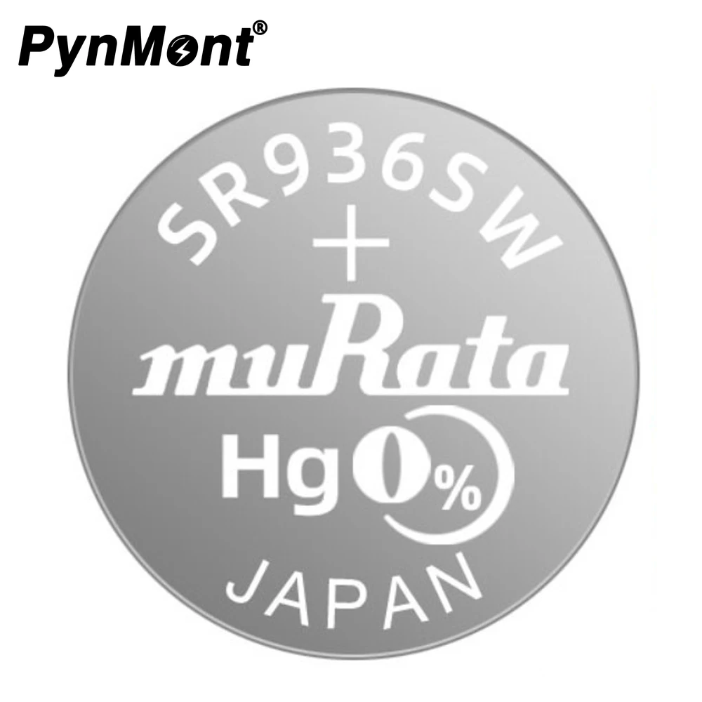 2PCS Original for MURATA 1.55V AG9 Button Cell LR936 SR936SW CX194 LR45 G9A 194 394A SR936 L936F Cell Coin for Watch Toys Remote