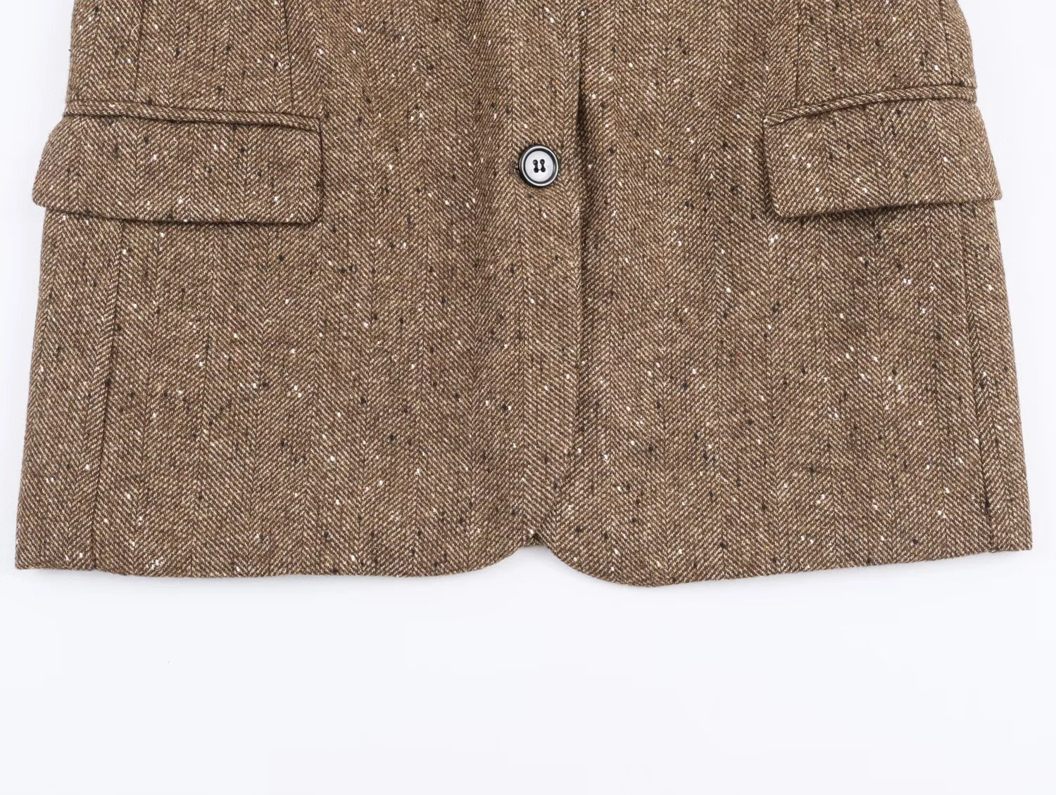 Veste de costume en sergé à chevrons pour femme, nouvelle mode décontractée, Simple, revers, manches longues, ample, pour les déplacements, hiver 2025