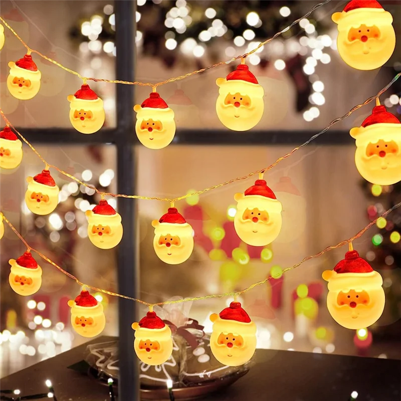 

Santaclaus LED String Light For Christmas Garden Decor For Holiday Lighting Decor Wedding Decor Light