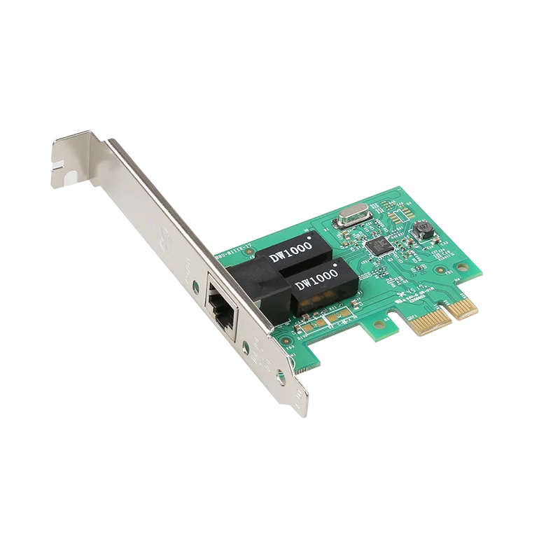 10 Buah Kartu Lan Komputer PCIE Filter Ganda DIEWU Realtek 8111E