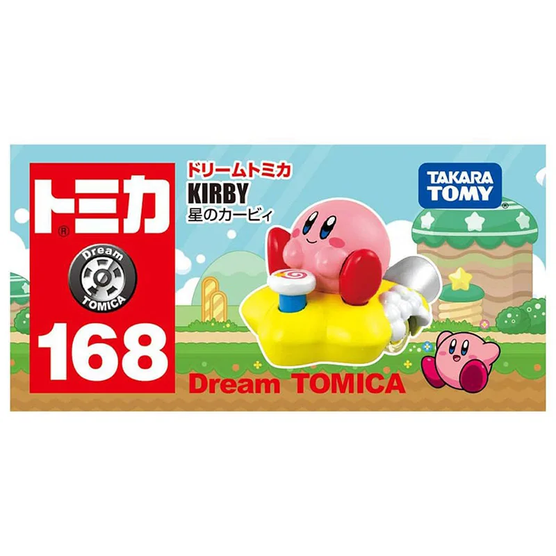 

Takara Tomy Dream Tomica No.168 Star Kirby Mini Car Classic Anime Edition Peripheral Cute Collectibles Model Toy Ornaments Gift