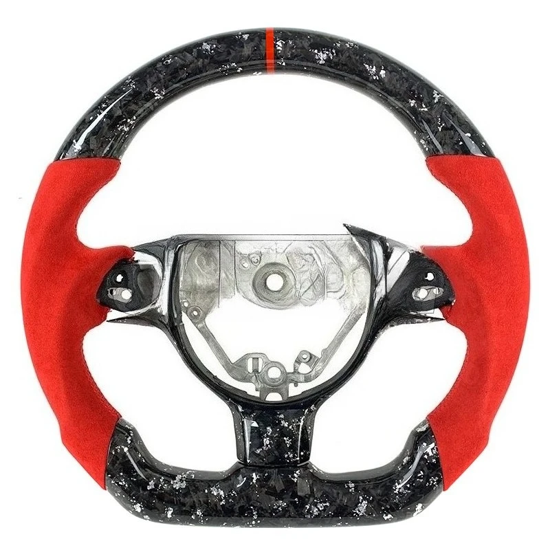 

Для Subaru BRZ 2018-2019: Обновленный спортивный кожаный руль из кованого карбона, автозапчасти