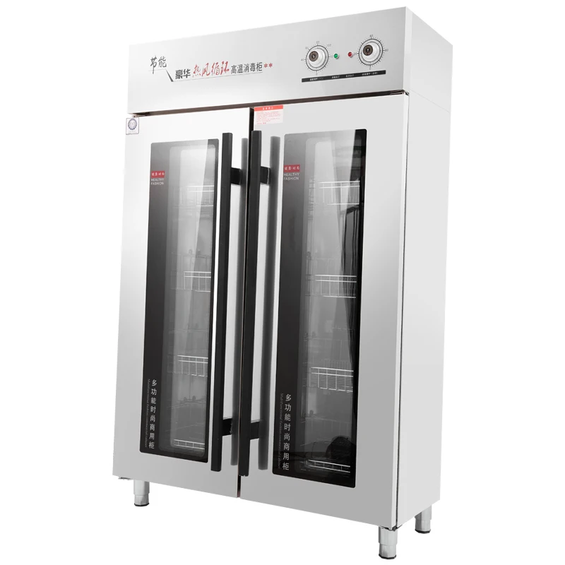 High-temperature hot air circulating tableware disinfection cabinet commercial 1200L stainless steel cleaning cabinet for large