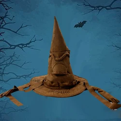 Anime Movie Witch Wizard Hat Harry Potter Sorting Hat Leather Halloween Party Props Dress Up Hat Men Cosplay Costume Accessories