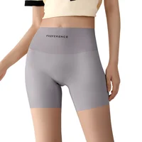 3PCS/set Protective Shorts Plus Size Shorts Seamless Underwear for Women Safety Short Pants Ice Silk Panties Summer Intimates 5