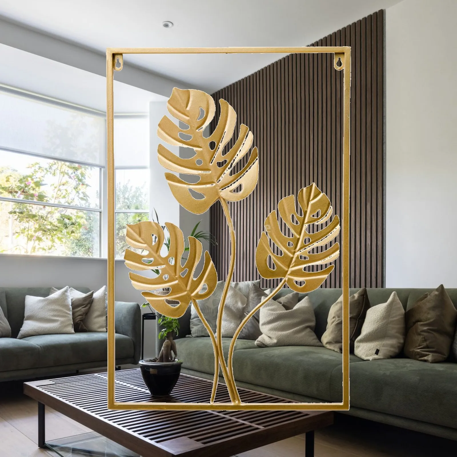 Décoration Murale Abstraite Nordique en Fer Forgé pour Chambre et Salon – Artisanat Suspendu