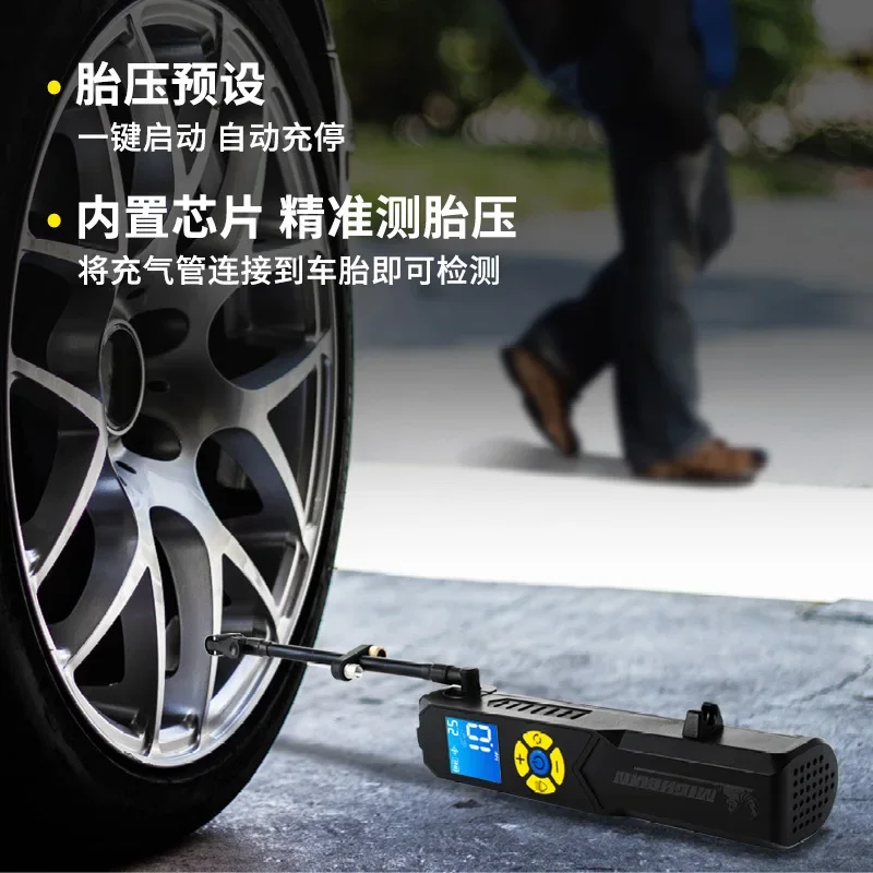 

Car Air Pump Wireless Tire High Power Vehicle Air Pump 3323 Tools Electric Air Pump Inflatable Treasure Portable