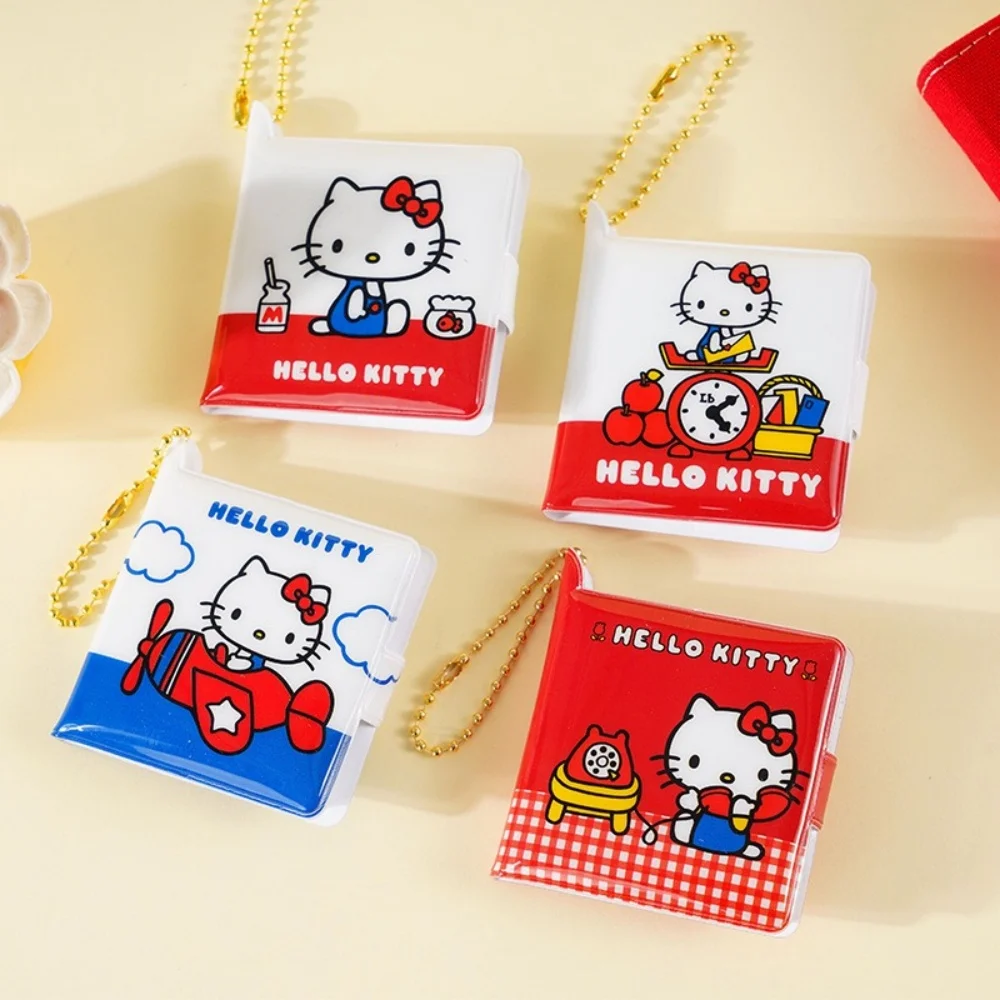 

Натуральный блокнот Sanrio из ПВХ «Hello Kitty KT Cat», мультяшные фотокарточки для хранения фотографий, коллекционная книга, дневник, планировщик, подарки для девочек