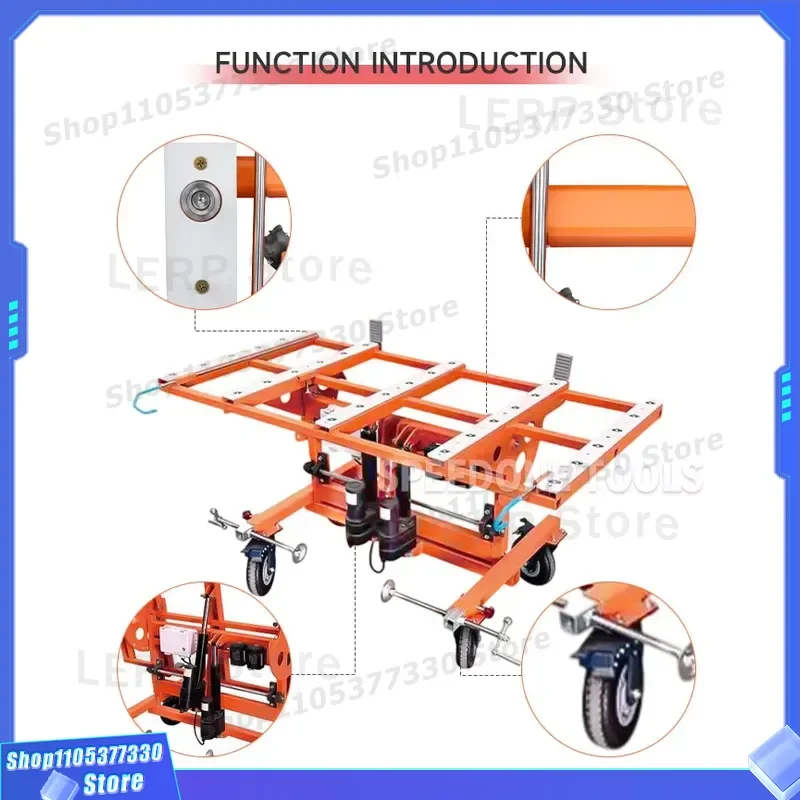 Heavy Duty Metal Marble Granite Slab Transport Frame Mobile Cart for Construction Retail Use Speedone New Arrival with 1 Year