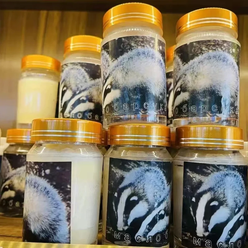 

Pure Badger Oil Preventing Scars Moisturizing, Relieving Itching, Chilblain Skin Care 50ml