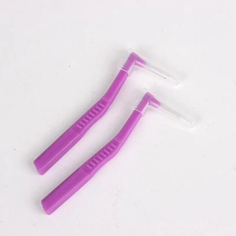 L-Shaped Interdental Brushes For Oral Hygiene Set Of 10 Interdental Brushes For Braces Dental Picks