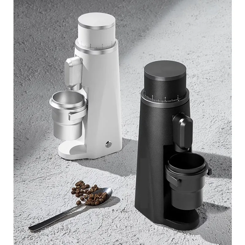 

Electric coffee bean grinder 48mm cone Italian hand punching universal grinding 140R high torque and low noise