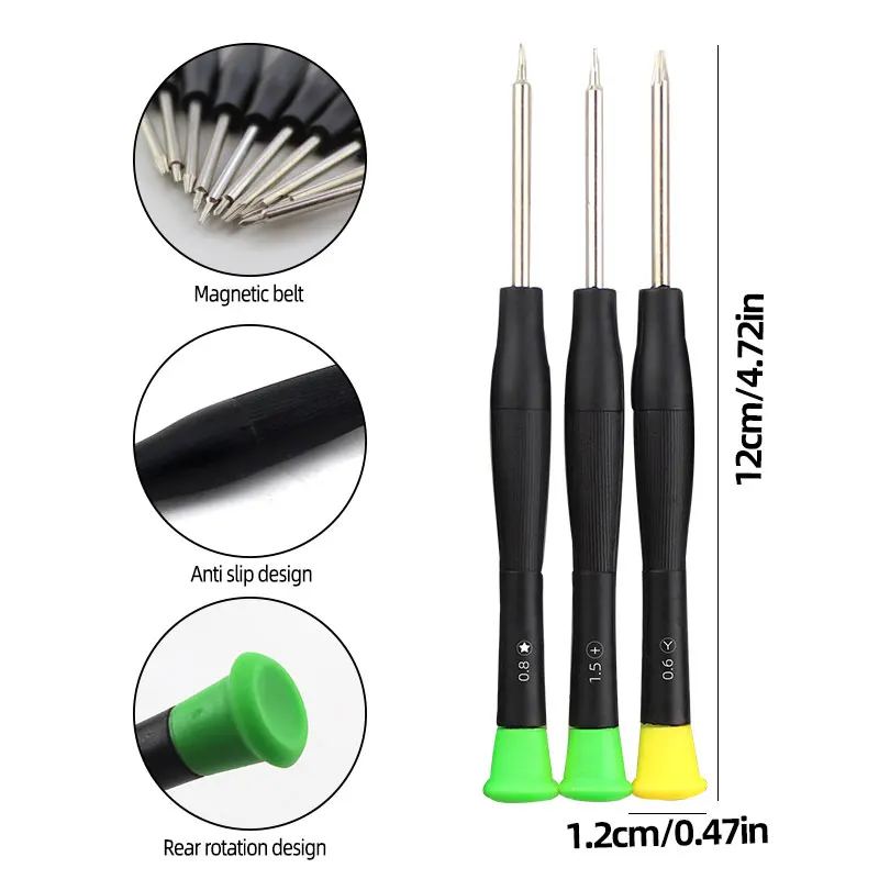 Precision Disassembly Screwdriver Kit For Mobile Phones, Laptops, And Tablets, For Maintenance, And Cleaning