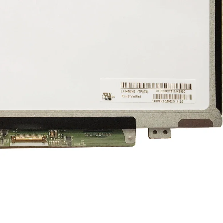 LP140WH2 TPT2 fit LP140WH2 TPS1 N140BGE-EB3 E33 B140XTN02.1 B140XTN02.4 B140XTN03.3 B140XTN02.6 30 PIN EDP Laptop LCD Screen