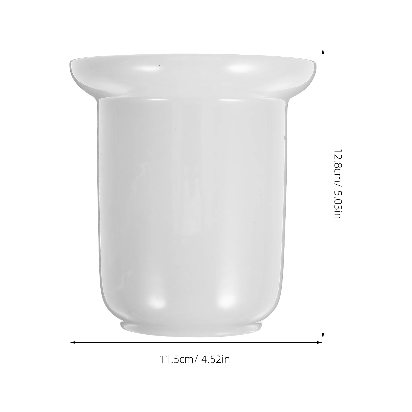 حامل فرشاة الحمام بديل لوعاء المرحاض قائم بذاته، تصميم مريح لسهولة التنظيف والصرف الصحي