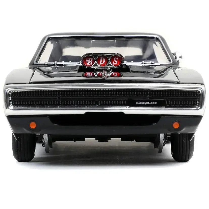 1/24 Speed and Passion 9 1970 Dom's Dodge Charger Bright Black Lacquered Sports Car Boy Collection Accessories Gift