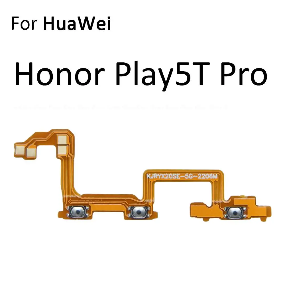 Mute Switch Power Key Ribbon For HuaWei Honor Play 4 4T 5T 6T Play4T Play5T Play6T Pro ON OFF Volume Button Control Flex Cable