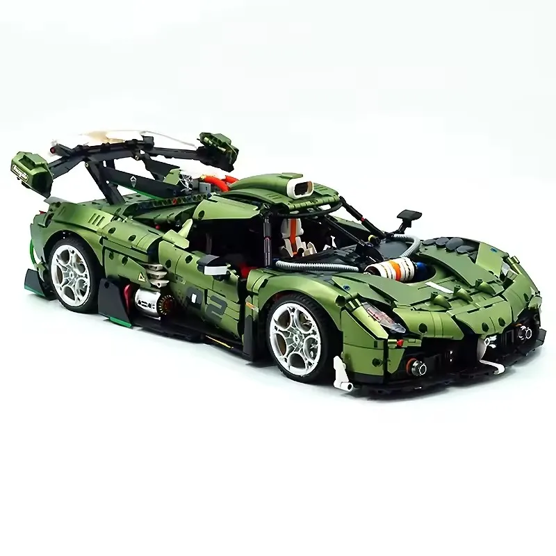 

3838 шт. 1:8 MOC технические машинки Koenig Guly набор 10628 строительные блоки кирпичи модель игрушки для взрослых детей рождественские подарки