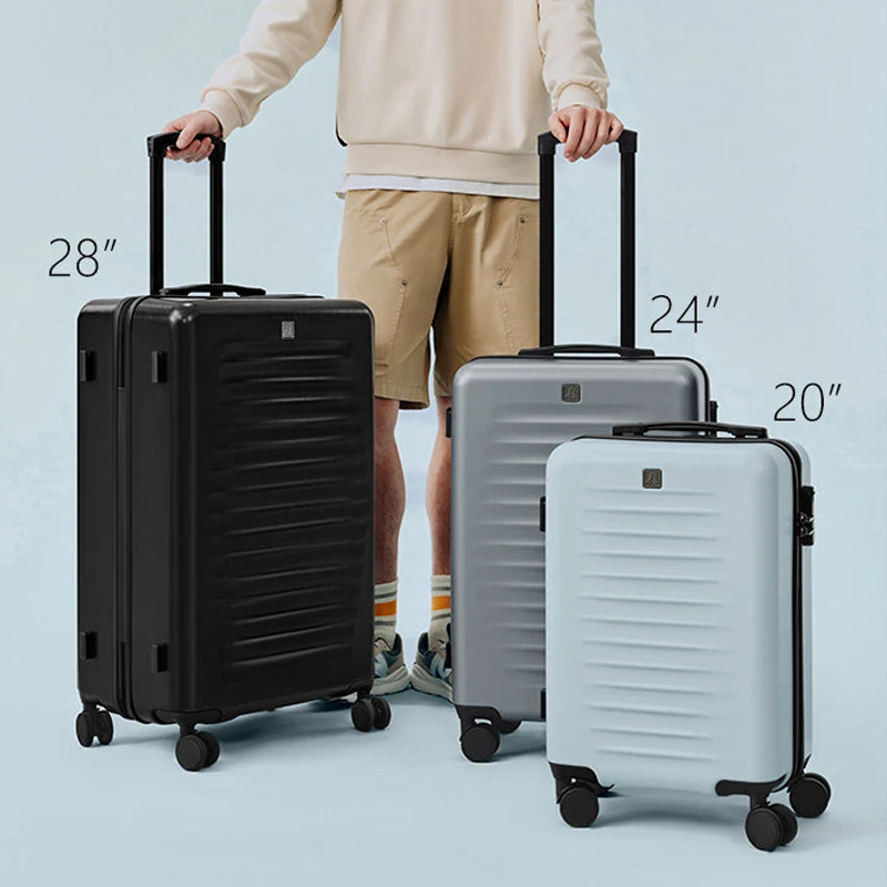 Maleta de Viaje de Tamaño Mediano de 20/24/28 Pulgadas con Ruedas, Ligera, para Cabina, con Candado de Combinación Resistente