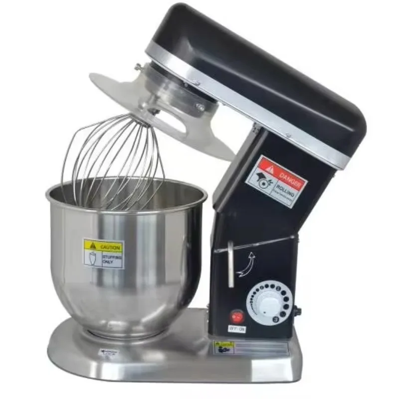 10L Stainless Steel Table Top Electric Dough Mixer with Tilt-Head Design for Bakery and Flour Mixing