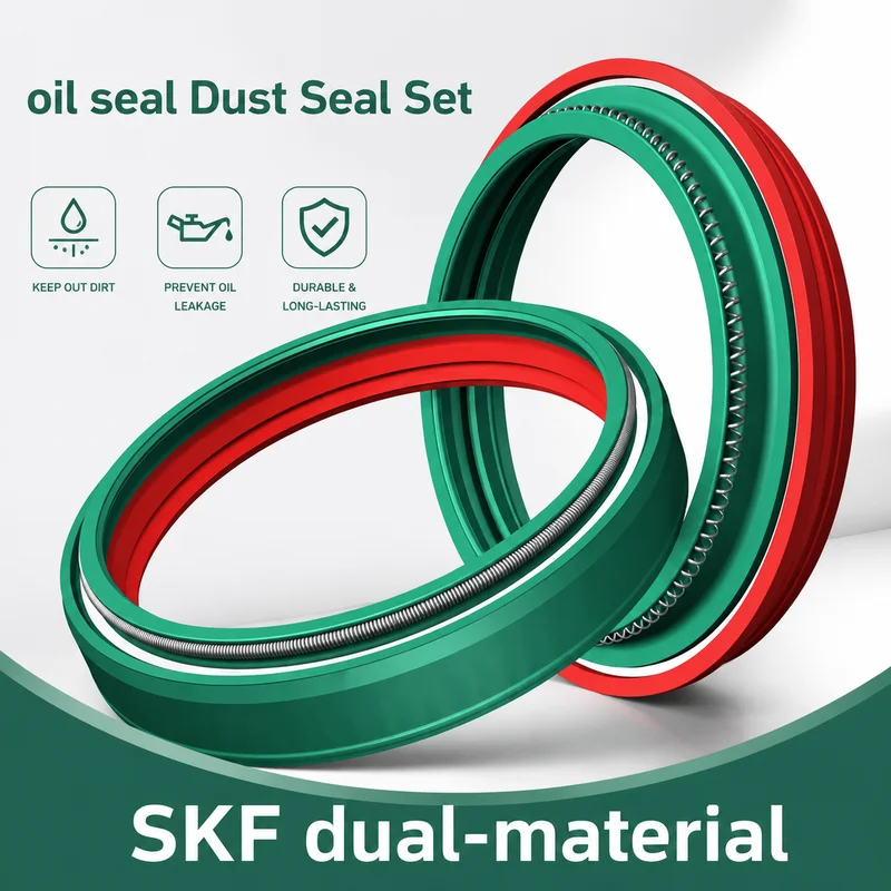 SKF 48mm WP Front Fork Oil Seal & Dust Seal Kit for KTM Husqvarna dual-material
