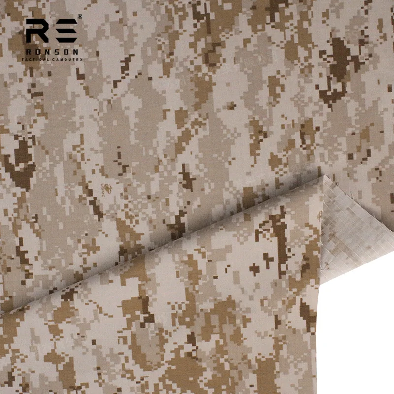 Heißer Verkauf 50 % Nylon 50 % Baumwolle Ripstop-Stoff MARPAT Desert NYCO5050 taktischer Stoff für einheitliche auf Lager