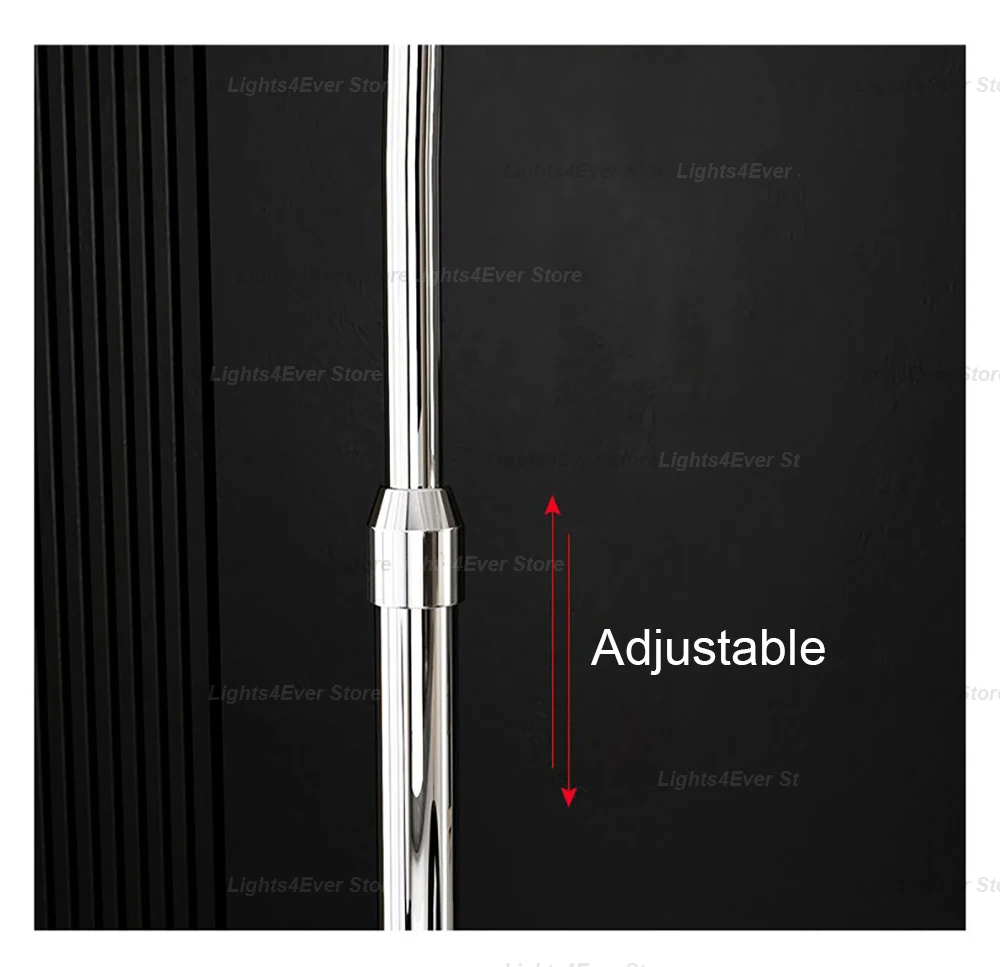 LED E27 Chrome Stainless Steel OZ0105 Floor Lamps Classical Home-applicants Elegant Indoor Light Wrm Home Decor