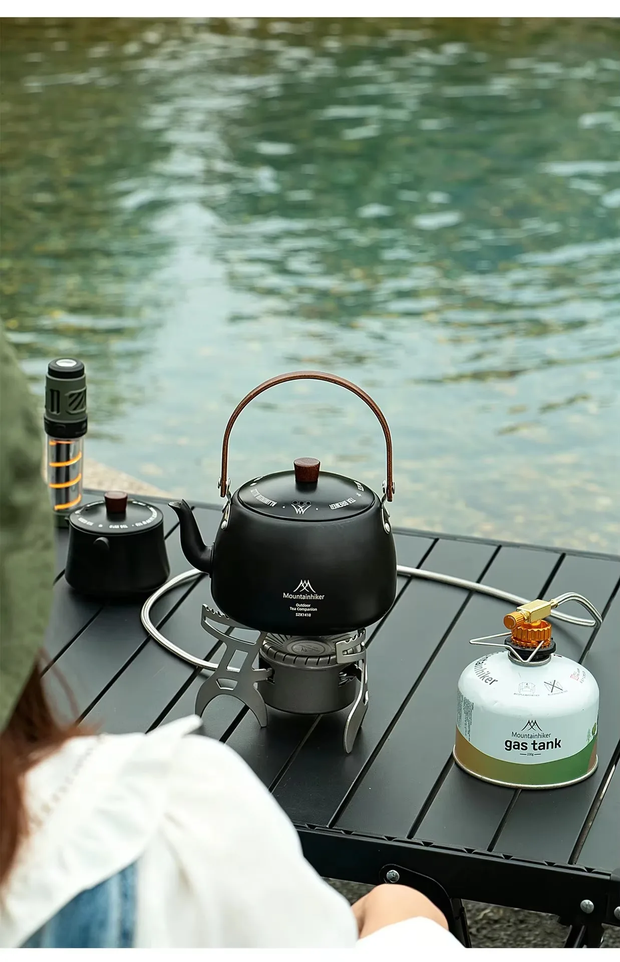 MOUNTAINHIKER Campingkocher 4200W Hochleistungs-Gas-Butan-Kocher, faltbar, tragbar, für Outdoor, Backpacking, Wandern und Kochen – Detail 16