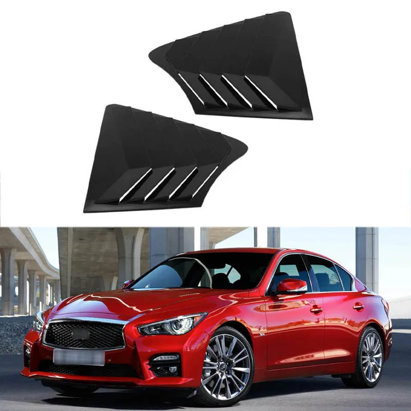 

Suitable for 14-22 Infiniti Q50 rear triangular louver decorative cover