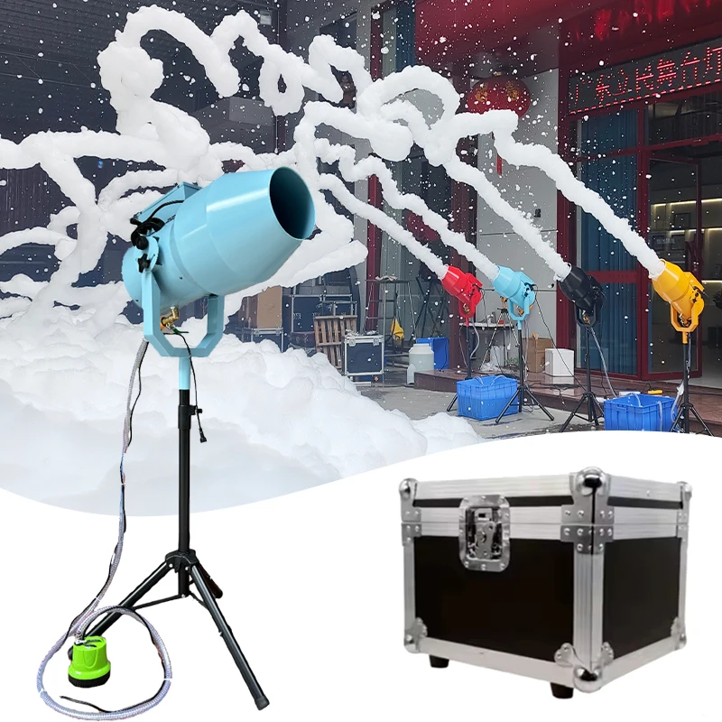 1500W Adjustable Foam Cannon Machine Portable Stand Type Foam Blaster for Outdoor Park Swimming Pool Birthday Party Events