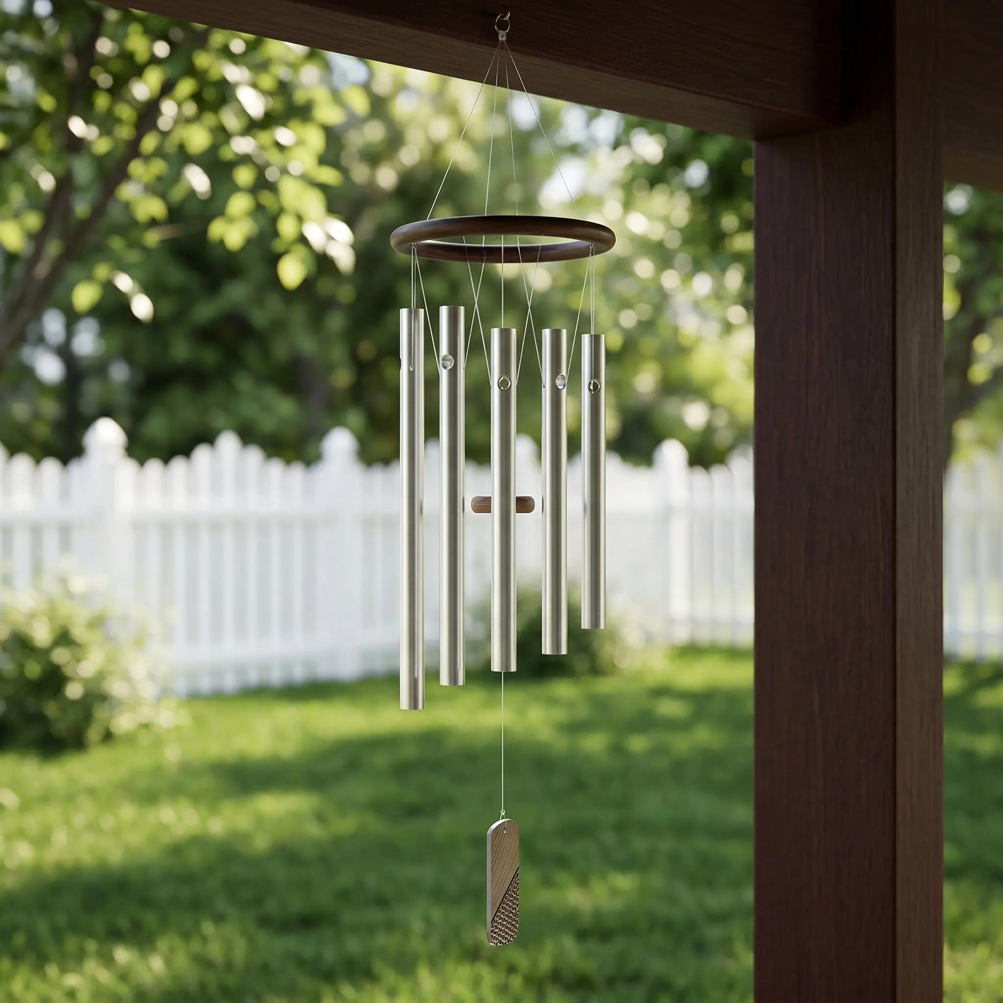 30Pcs Wind Chime Tubes Metal Assorted Lengths Aluminum Tubes Clear Resonant Tone for DIY Wind Chimes Garden Patio Decorations