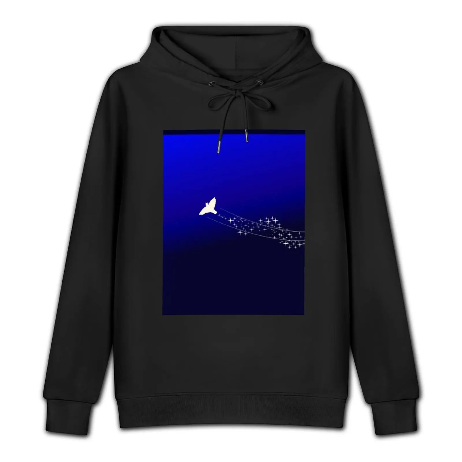 Sky flight design right (midnight blue) Pullover Hoodie autumn mens clothes men clothing korean autumn clothes japanese hoodie