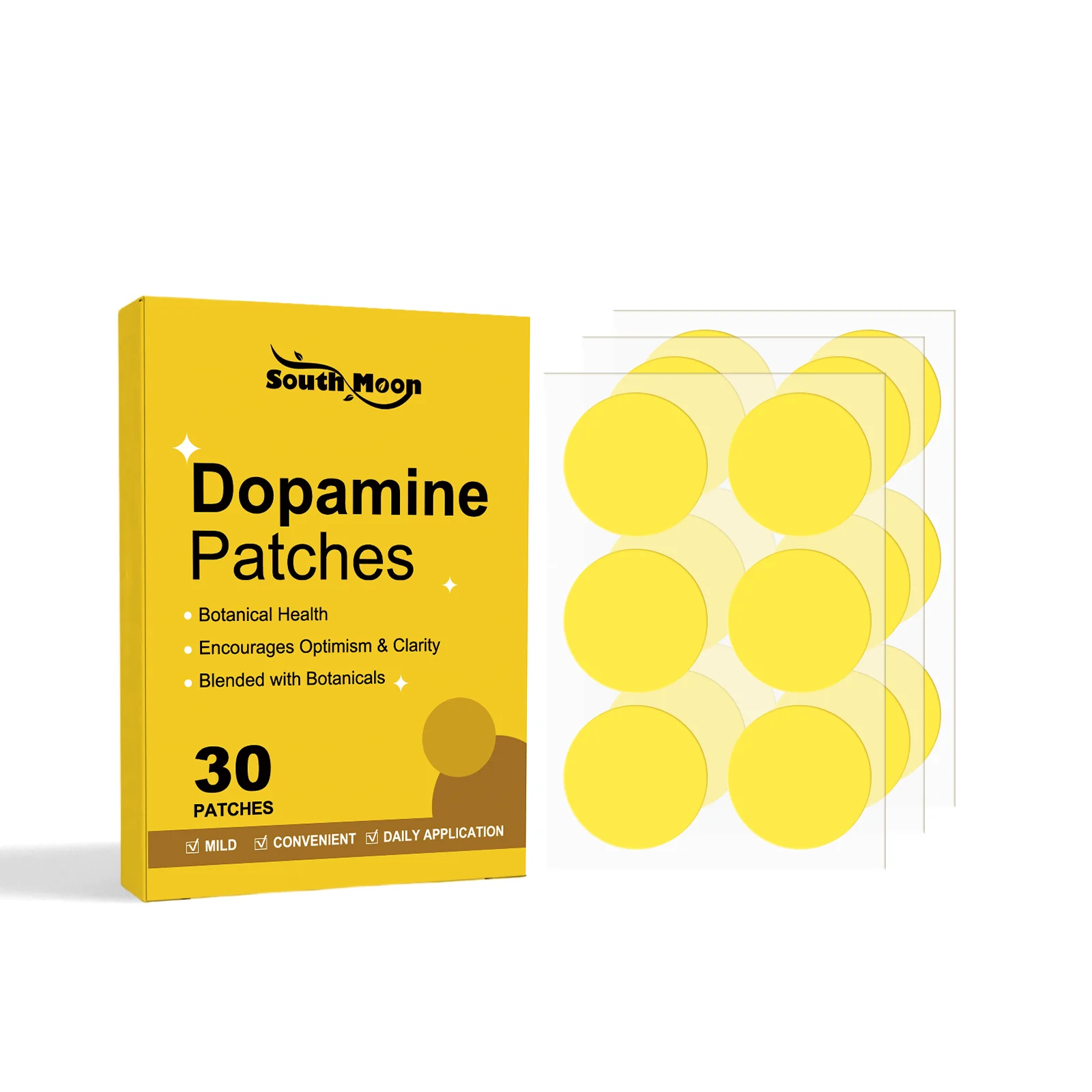 

Пластырь для ухода за телом South Moon, увлажняет и питает кожу, улучшает концентрацию внимания, обеспечивает нежное и длительное действие.