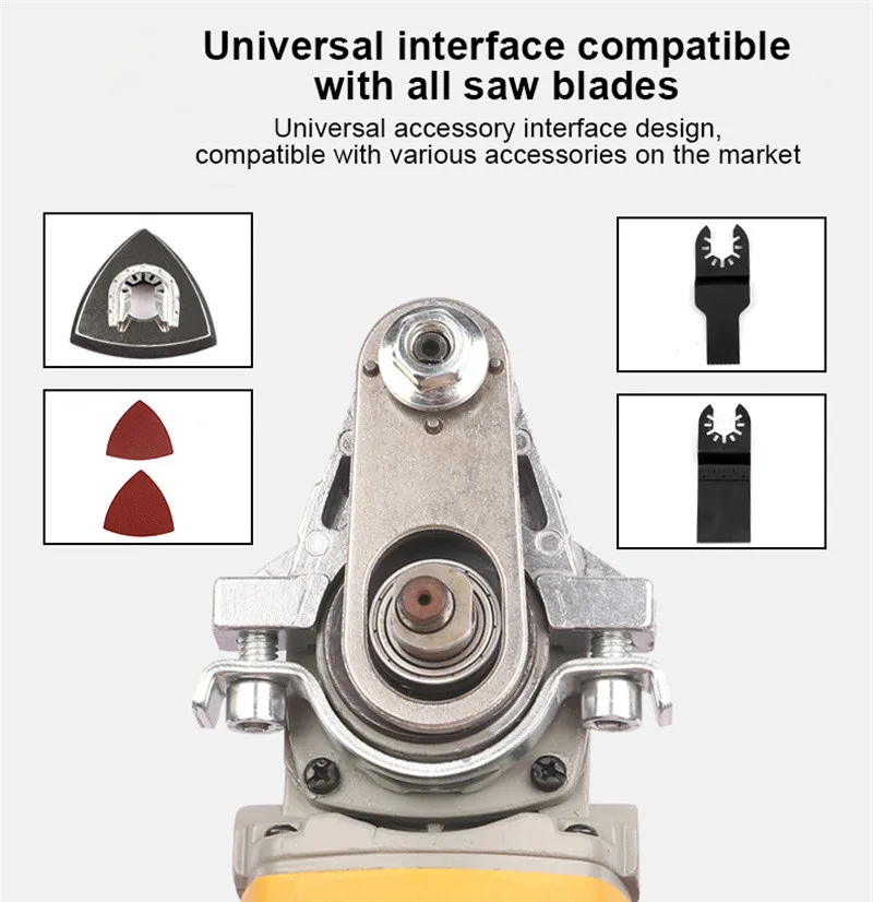 Imagem -02 - Angle Moedor Conversão Cabeça Universal Conjunto 115 125 tipo Adaptador M10 M14 Multi Função Elétrica Aparar pá Polimento Ferramenta