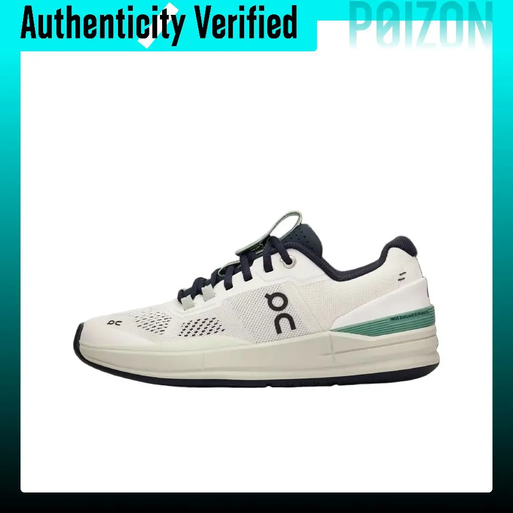 On The Roger Pro Low top Tennis Shoes Women's White Green 48.97774