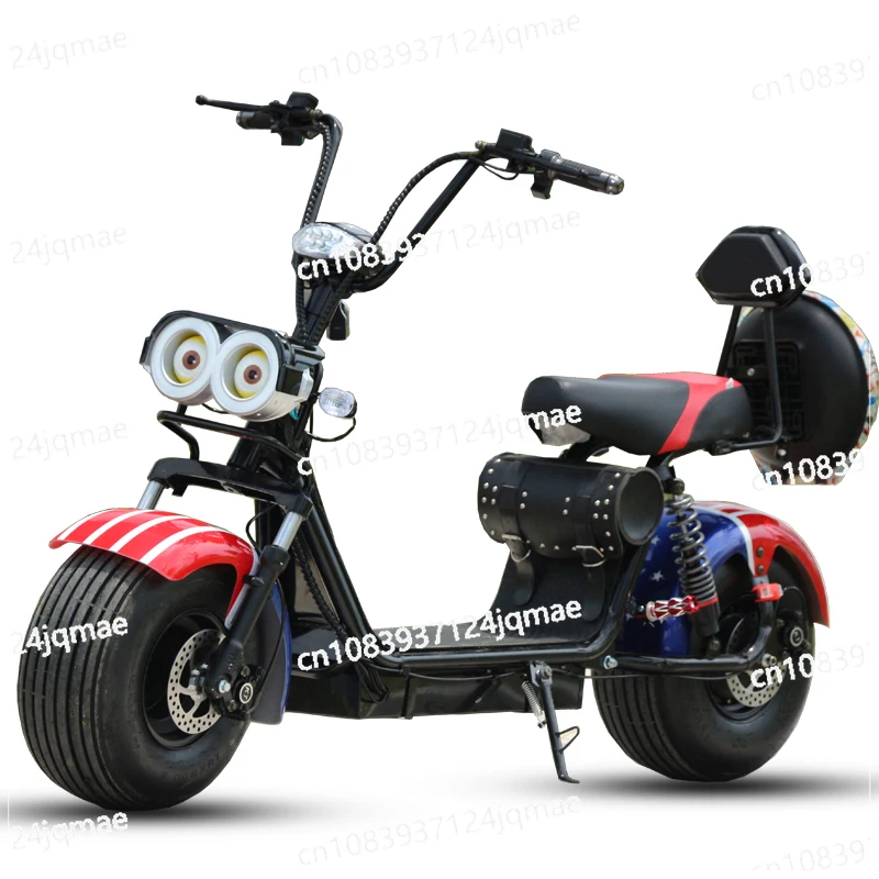 

Male and female two wheeled scooter electric vehicles, motorcycle electric scooters with wide tires and large wheels