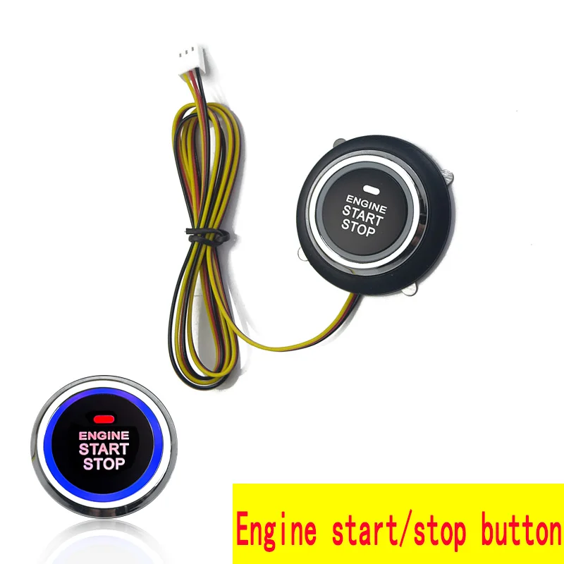 Universal 12V  Car Engine Start Stop Push Button Entry Ignition Starter Switch Keyless Start System Replacement Button