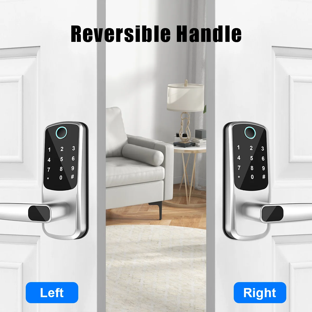 Wi-Fi smart fingerprint door lock product image 5