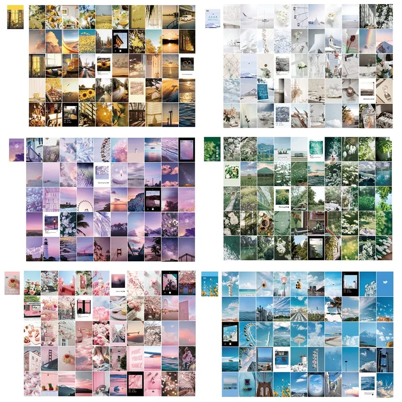 300-delige Washi-papierstickerset Dagelijks landschap Life Stuff Travel Kawaii Stickers Esthetische stickers voor scrapbooking