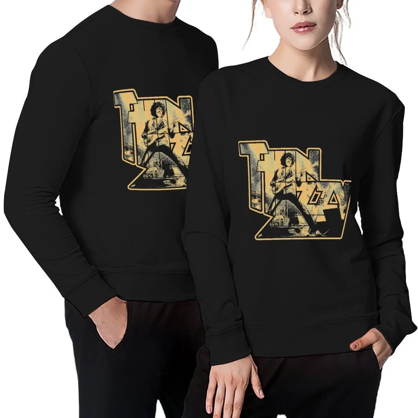 

Rock Thin Lizzy Graphic For Fan Pullover men clothes mens clothing male clothes anime clothes hooded sweatshirt for men