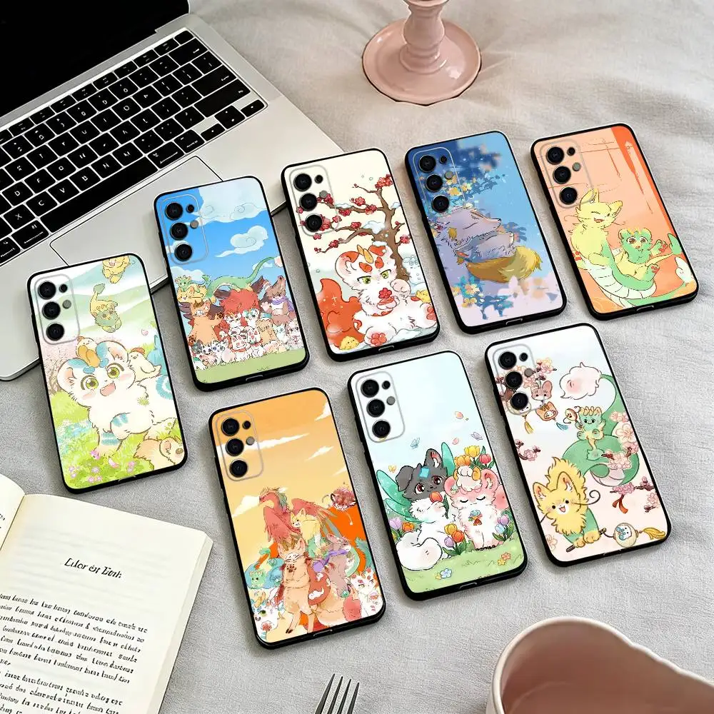 F-Furry F-Fabulous Beasts Phone Case For Samsung S25,S24,S21,S22,S23,S30,Ultra,S20,Plus,Fe,Soft Silicone Black Cover