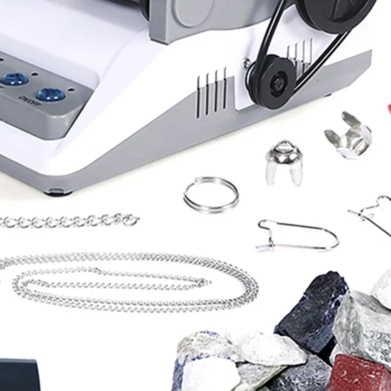 

220V Children's Fun Electric Gem Grinder Set Physical Science Experiment DIY Stone Polishing Machine Test Toy for Adult Kids ﻿