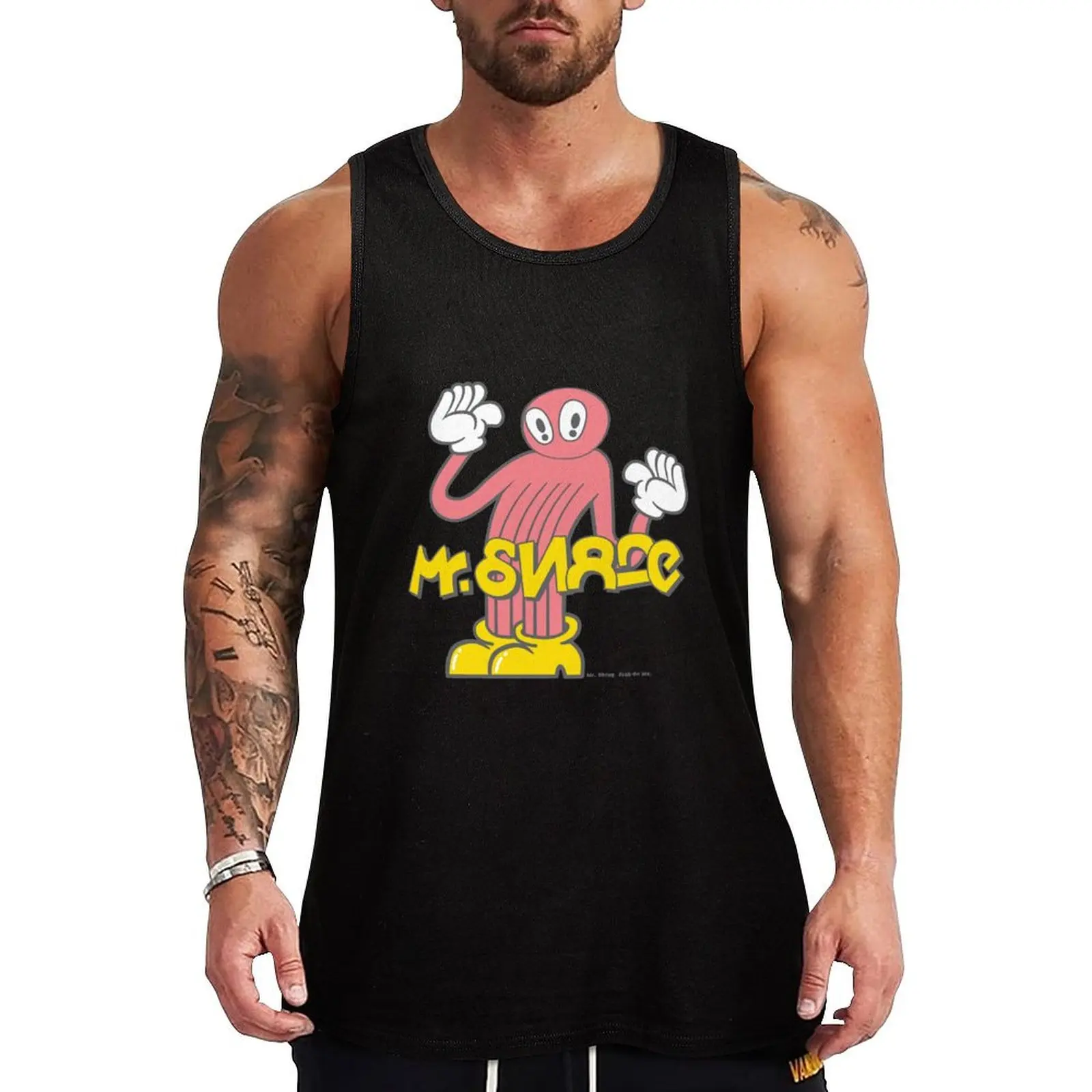 

Mr. Shrug Tank Top sports suits gym Men's t-shirts T-shirts men bodybuilding t shirt