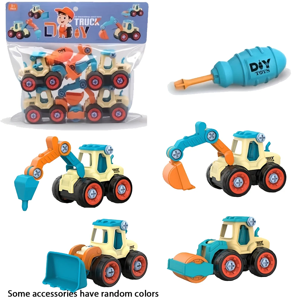 DIY Demontage Engineering Auto Spielzeug für Kinder mit Mutter Montage Puzzle und Schiebe Ausgrabung Demontage Funktion