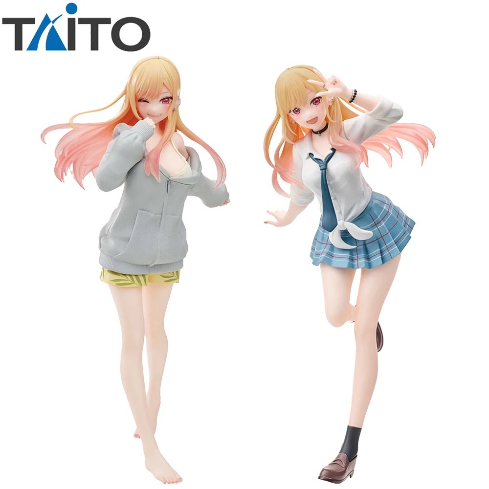 In Stock Original Taito Coreful Figure Sono Bisque Doll Wa Koi O Suru Kitagawa Marin Parka Seifuku Ver. Beauty Waifu Figures