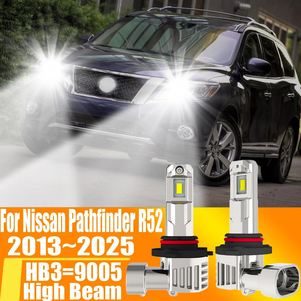 

2 шт. HB3 9005 светодиодные фары Canbu автомобильные лампы высокой мощности ксеноновые белые светодиодные лампы 12 В 55 Вт для Nissan Pathfinder R52 2013 ~ 2025