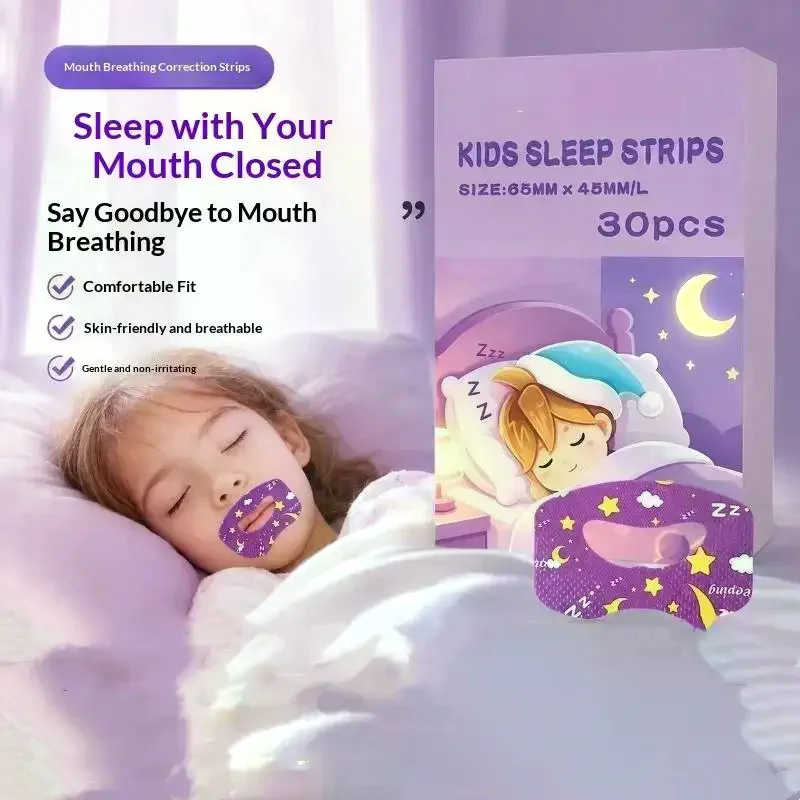 30pcs Mouth Tape Sleeping Strip Anti-Snoring Mouth Breathing Tape To Improve Sleep Mouth Stickers For Snoring Lip Patches