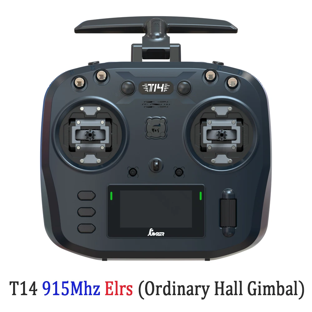 ホビーラジコン JUMPER-T14 ELRS 915mhz Jumper T14 2.4Ghz/915Mhz 1W ELRS Remote Control CNC Hall Sensor