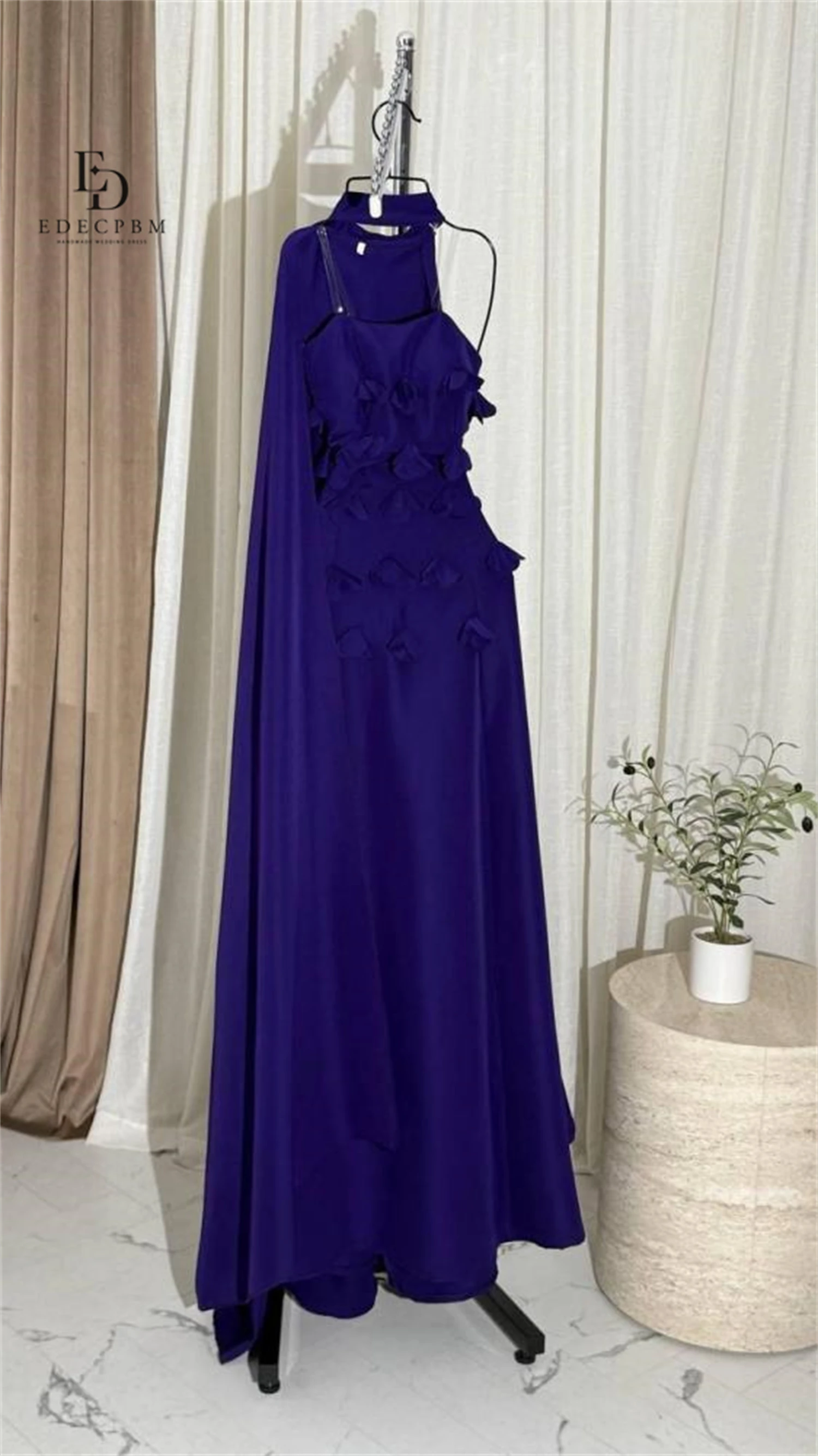 EDECPBM Vestido personalizado para ocasiões especiais Vestidos de baile de luxo Vestido de festa de casamento Vestido de coquetel Vestido longo elegante